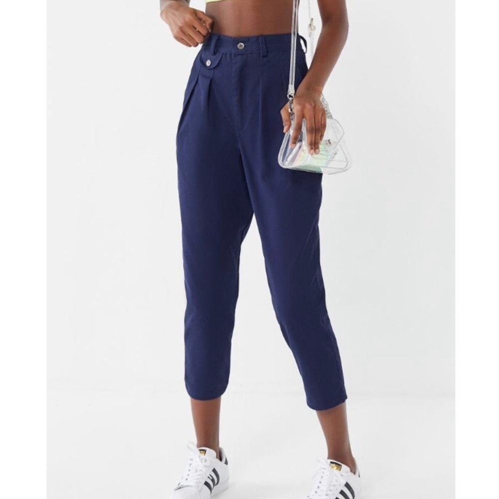 Urban outfitters renewal high rise cropped trouser